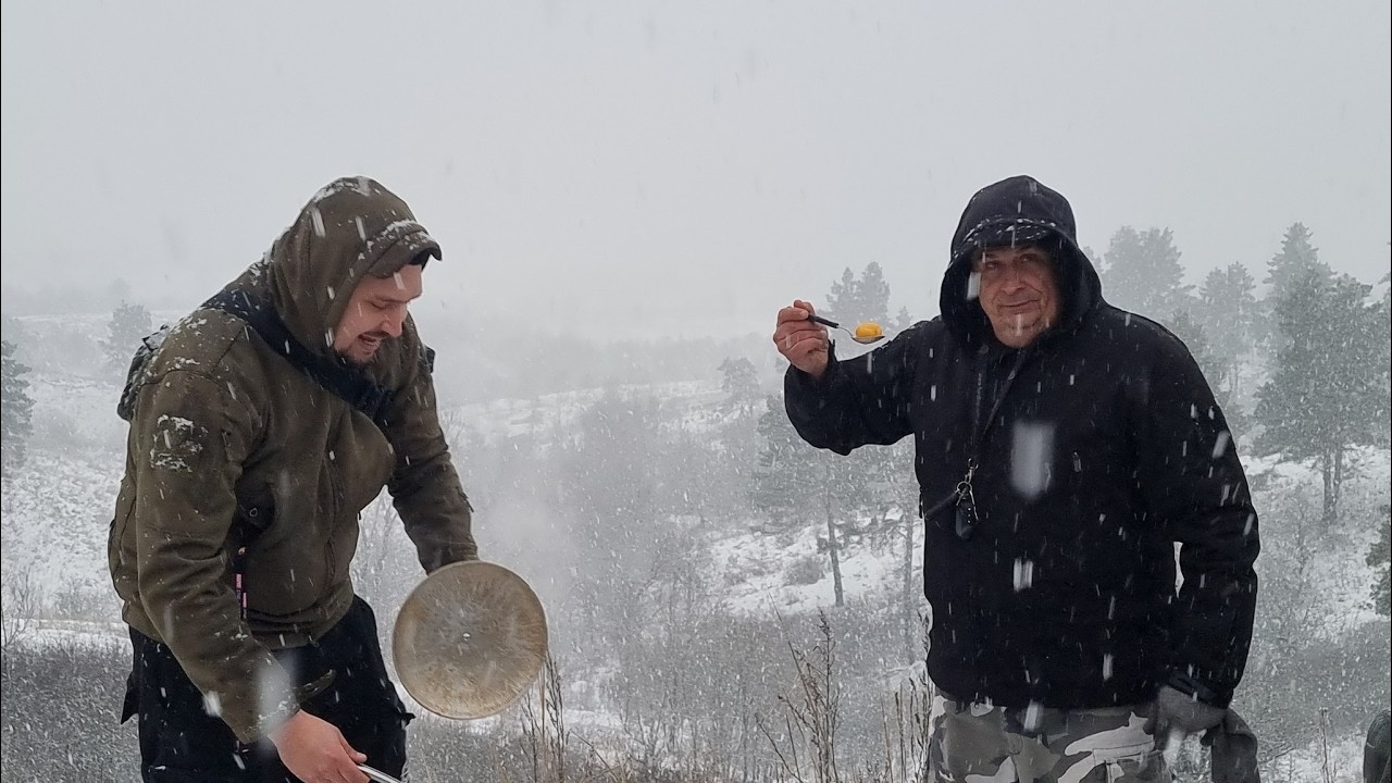 #OFFROAD и обед в метель, все только начинается