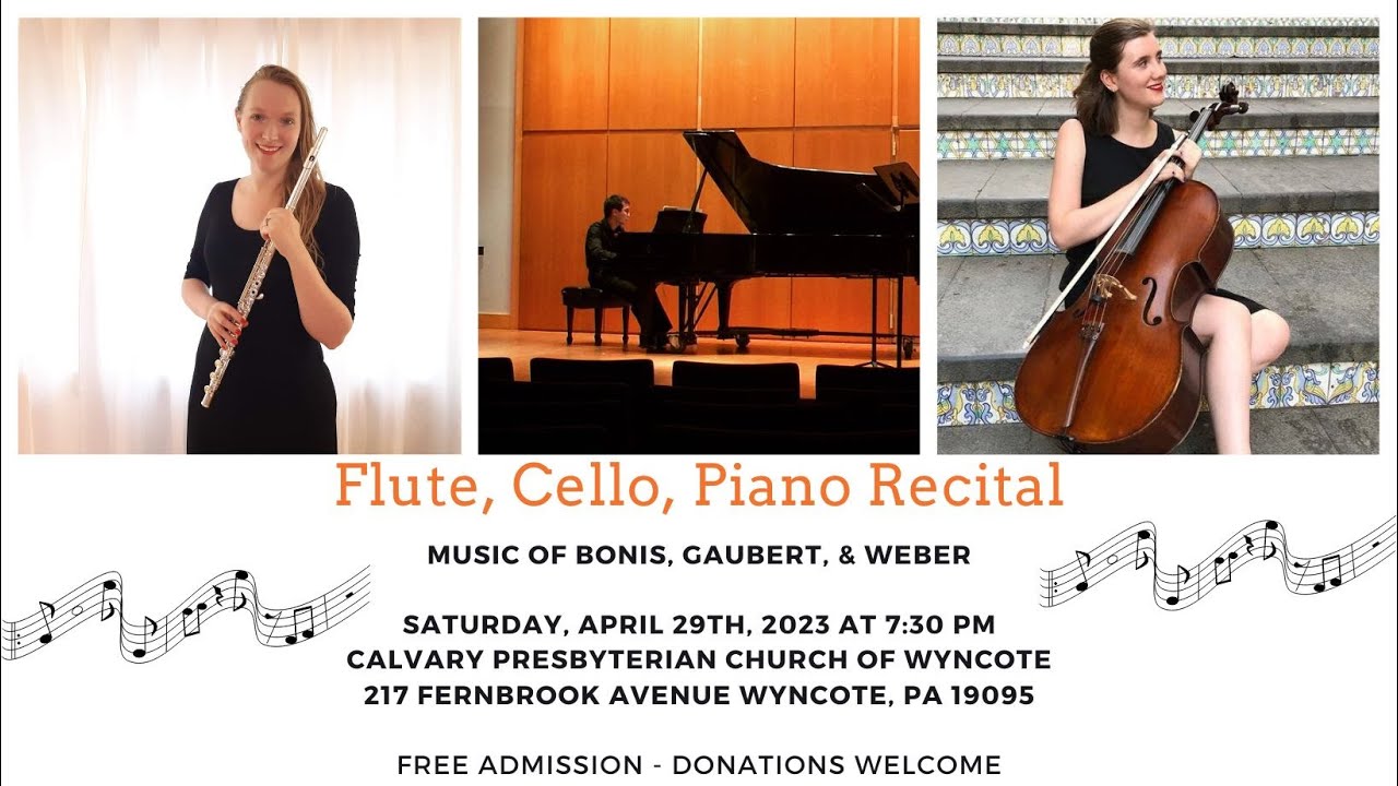 Flute, Cello, Piano Trio Romantique - Flute With Faith & Friends #7