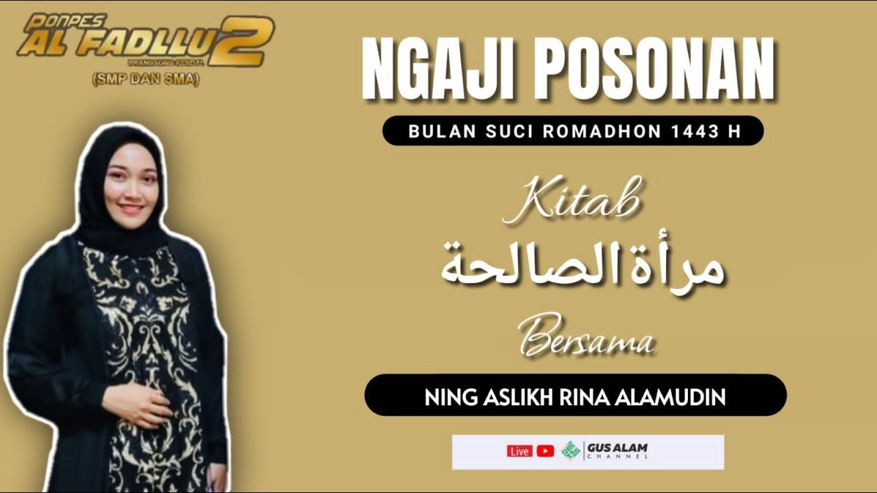 NGAJI MIRATUSSHOLIHAH OLEH NING ASLIKH RINA ALAMUDIN BAG
