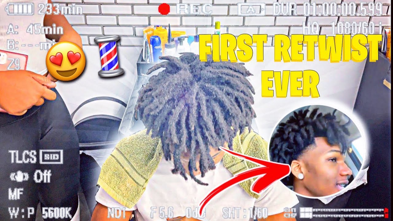 INSANE Freeform Dreadlock Transformation - First Retwist EVER ! FREEFORMS TO DREADLOCKS