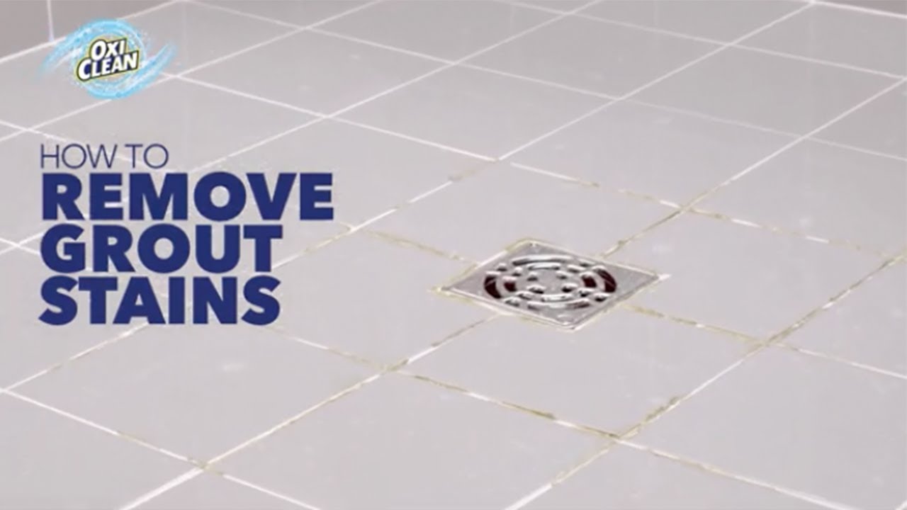How to Remove Grout Stains with OxiClean&trade;