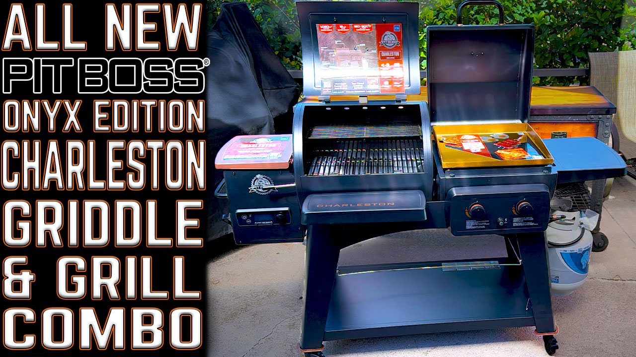 ПЕРВЫЙ ВЗГЛЯД! НОВЫЙ КОМПЛЕКТ PIT BOSS CHARLESTON GRILL GRIDDLE — ИЗДАНИЕ ONYX! РАСПАКОВКА