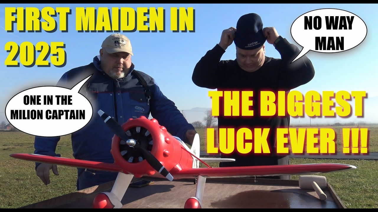 FIRST MAIDEN FLIGHT IN 2025 & THE BIGGEST LUCK EVER!!!!!!! OH YEAH