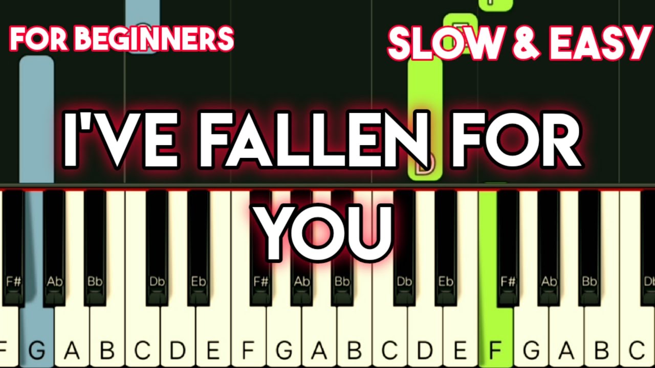 JAMIE RIVERA - I'VE FALLEN FOR YOU | SLOW & EASY PIANO TUTORIAL