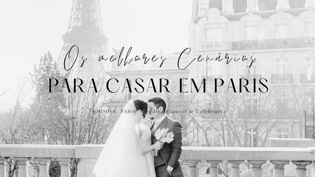 7 Lugares pra casar em Paris