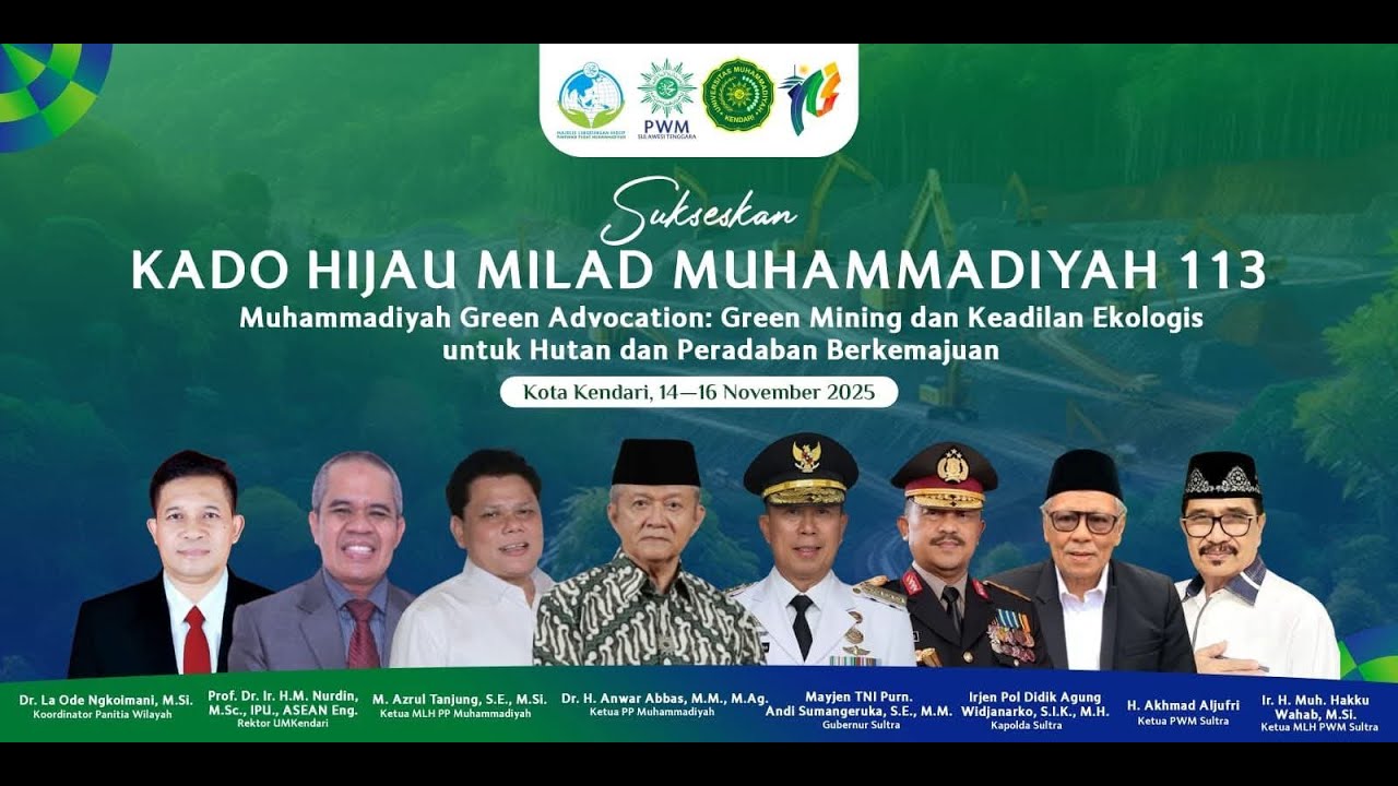 LIVE STREAMING – KADO HIJAU MILAD MUHAMMADIYAH 113