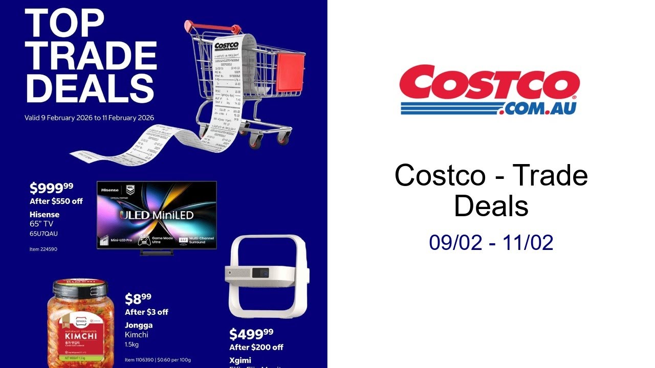 Costco - Trade Deals 09/02 - 11/02