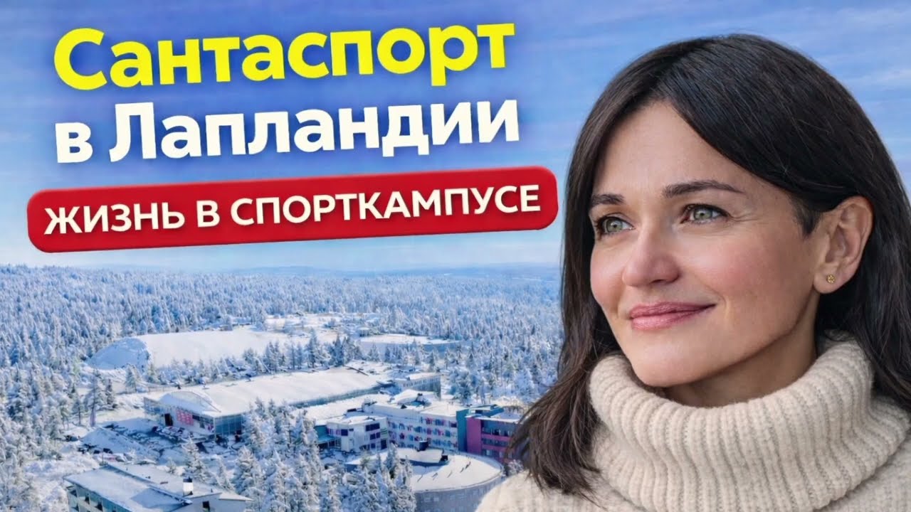 Один день в Santasport.Чем живет Лапландия зимой?