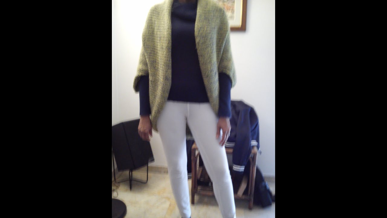 Simple mohair Shrug Knitting Loom