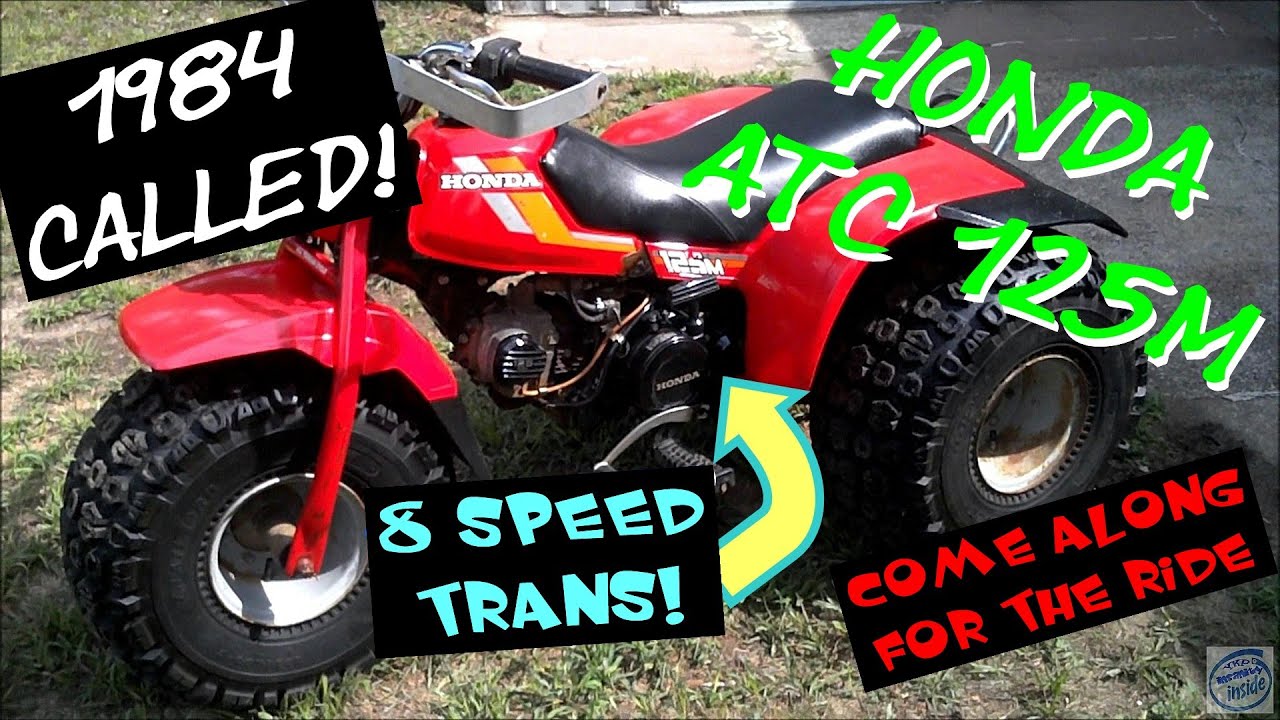 1984 HONDA ATC 125M 3-Wheeler Trike RESTORATION & Quick Ride... 200S 200X 250R 250SX 350X BABY BRO!