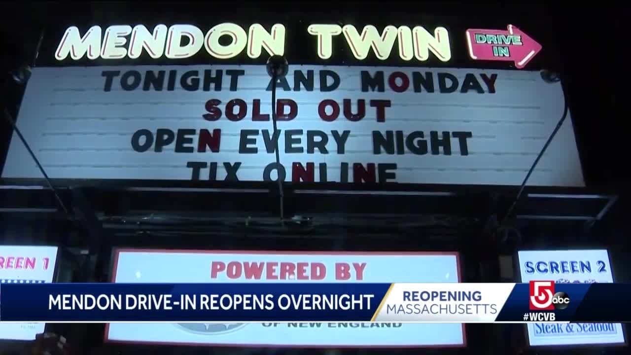 Drive-In theater reopens in Mendon