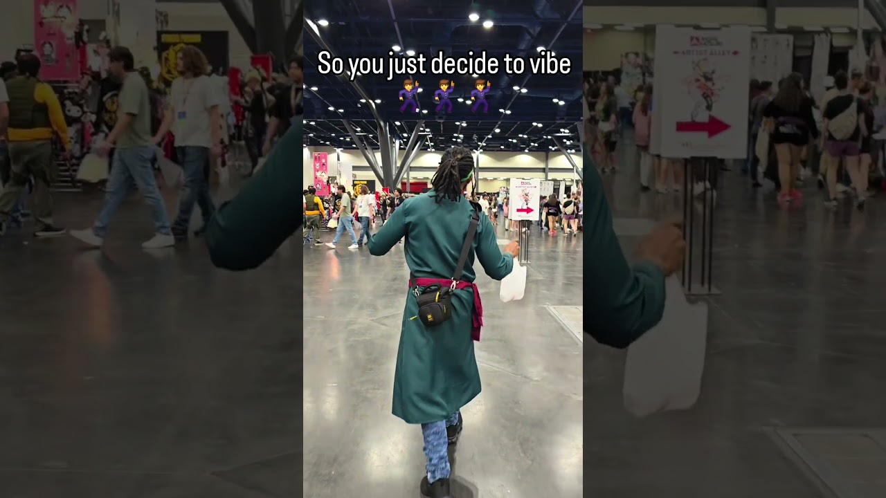 Lost in a vibe at Anime Matsuri! #animeconvention #animematsuri #cosplay #anime #animeedits