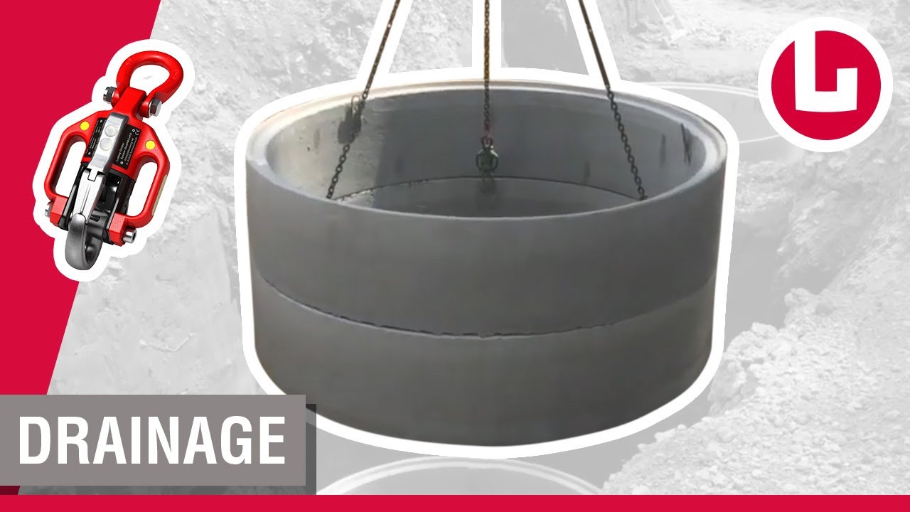 Concrete rings / Set into the ground / Drainage / LUDWIG HOOK