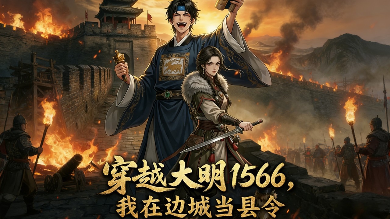 【FULL】《穿越大明1566，我在边城当县令》穿越大明遭诬陷贬沙河，县令凭雷霆手段聚民心，抗天灾整吏治，誓以一县之力挡部落铁骑#中文全集 #动漫