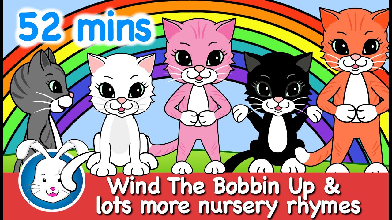 Wind the Bobbin Up with Actions & Lyrics | Nursery Rhymes for Kids