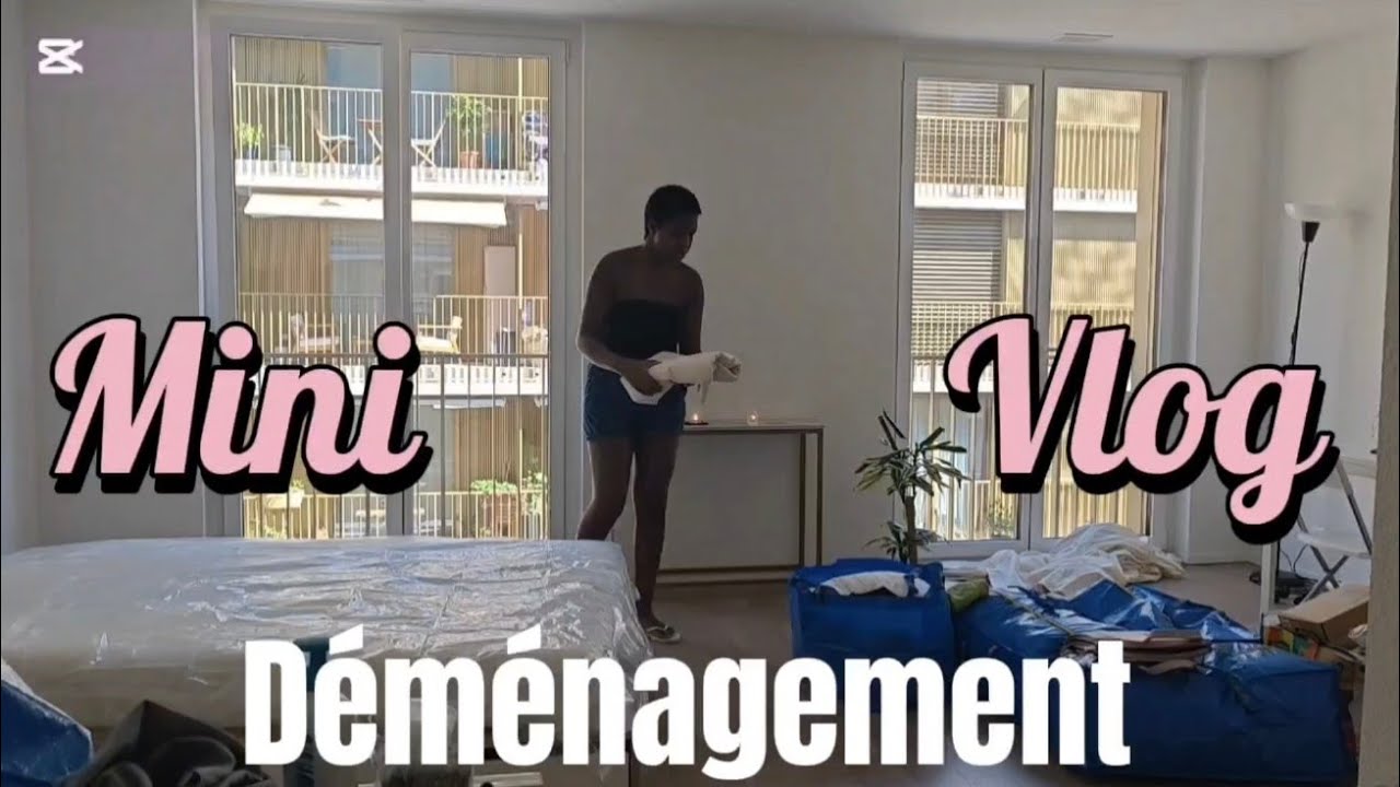 Vlog d&eacute;m&eacute;nagement (studio &eacute;tudiant cour de gare Sion ) 