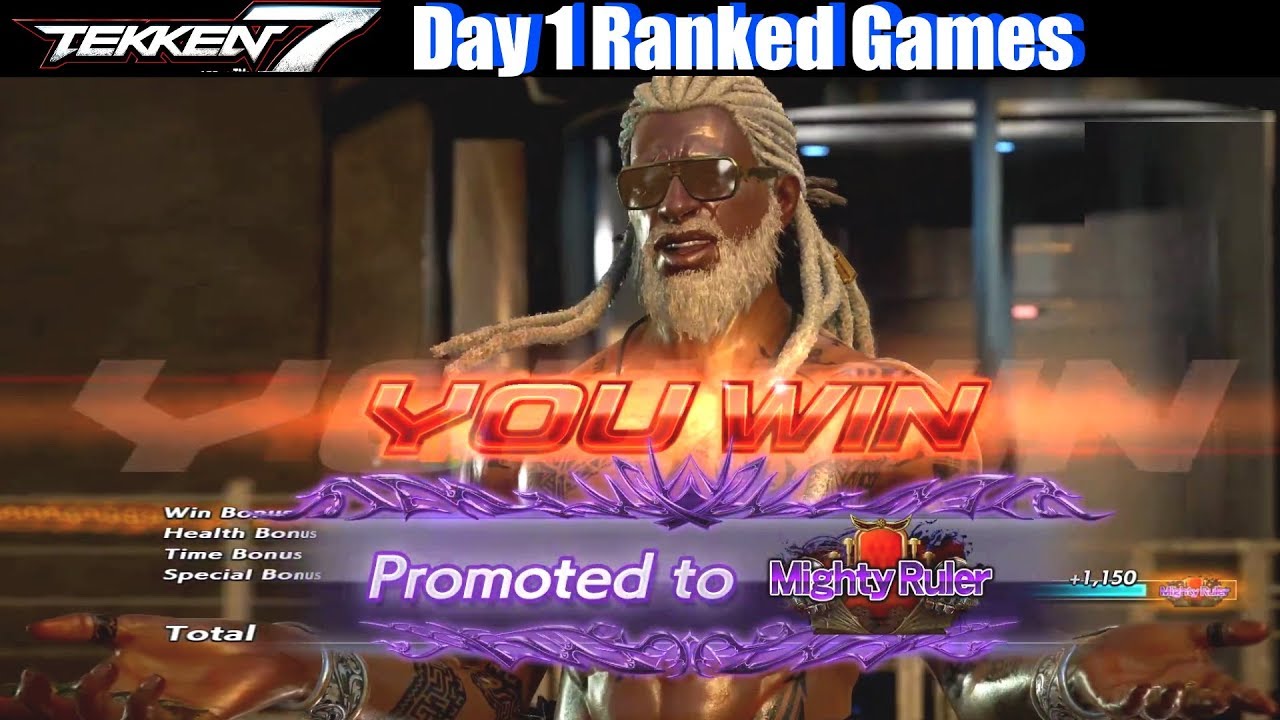 Tekken 7 Leroy Smith Ranked Games Vanquisher - Mighty Warrior (Day 1 Gameplay JP Server)