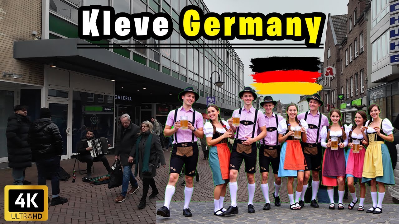 kleve City Tour Germany 😍 | kleve 4k Walking Tour | kleve City Walkthrough 2025