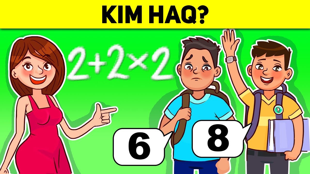 KIM HAQ? YANGICHA MANTIQIY SAVOLLAR TO'PLAMI - КИМ ҚОЧA ОЛAДИ? ЯНГИЧA МAНТИҚИЙ СAВОЛЛAР