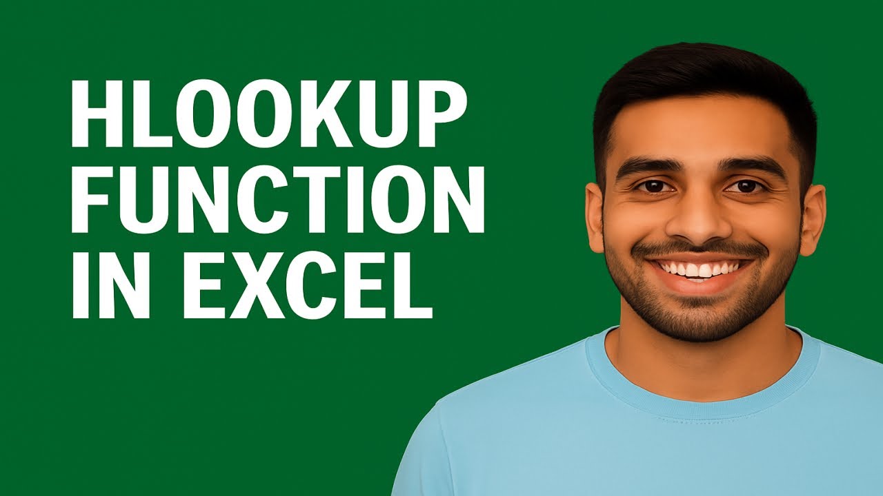 HLOOKUP Function in Excel in Tamil | Insight Antony