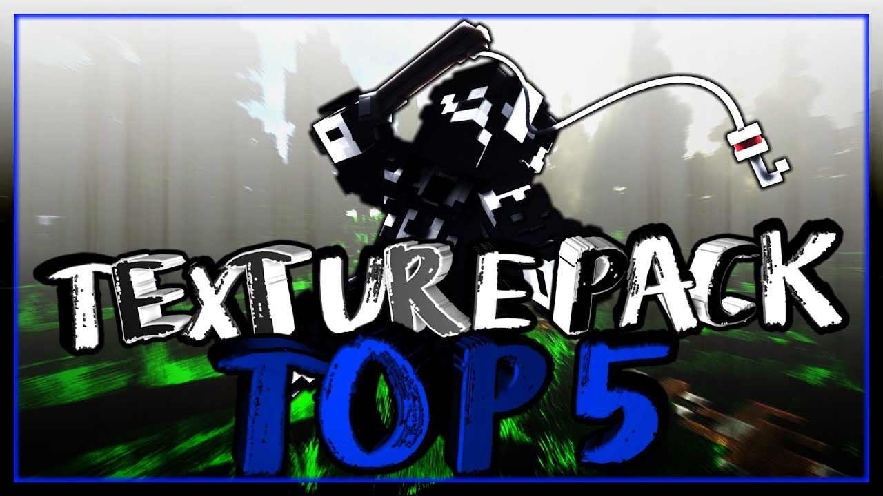 TOP 5 MINECRAFT PVP TEXTURE PACKS! DEFAULT EDITS 16x NO LAG 1.7.X/1.8.X