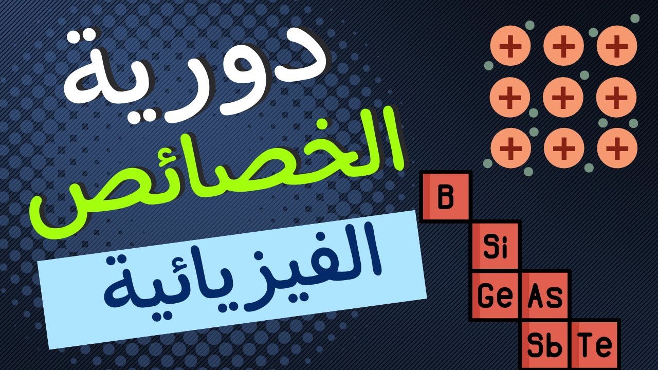 1-6 دورية الخصائص الفيزيائية | كيمياء | الصف الحادي عشر | الفصل الدراسي الثاني