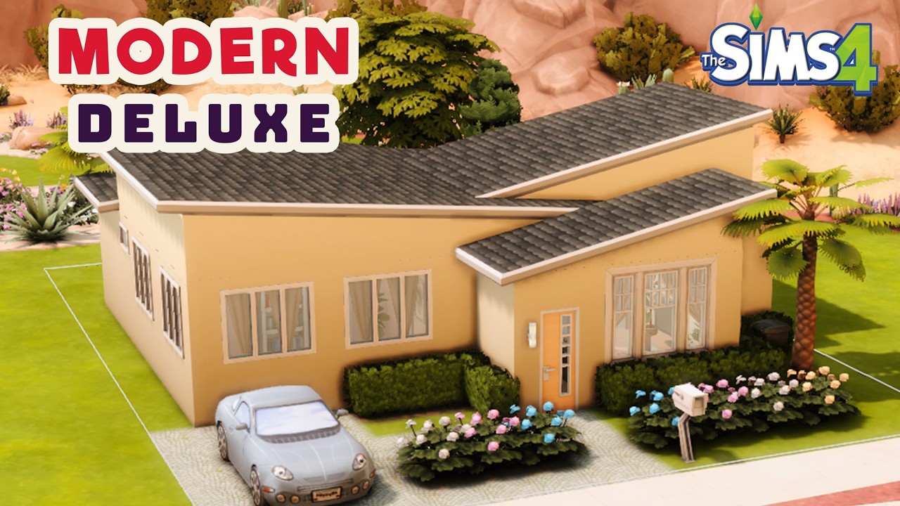 Modern Deluxe Family Home in Oasis Springs | Sims 4 Speed Build | No CC