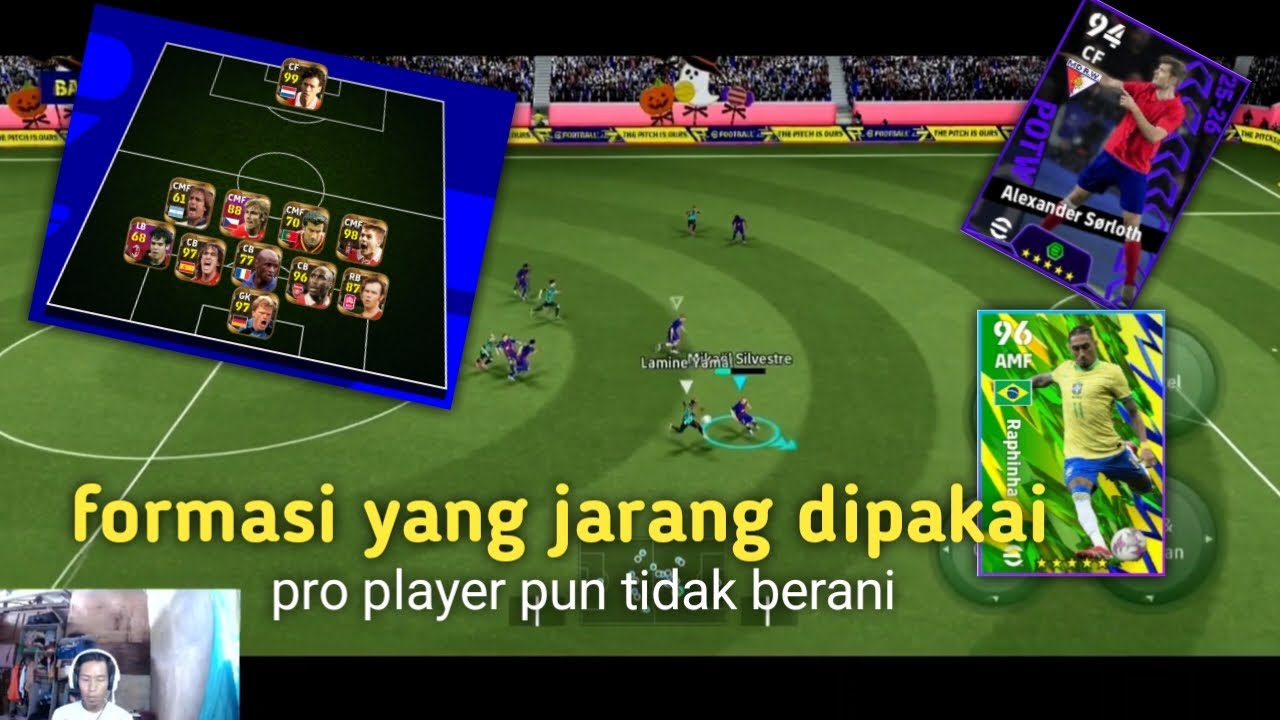 Formasi untuk para cemilan divisi papan atas wkwkwk