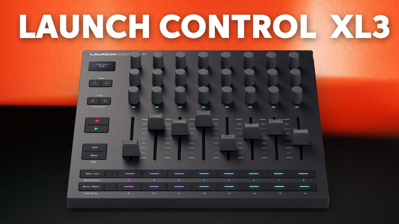 Novation Launch Control XL 3 MIDI Control Surface Overview
