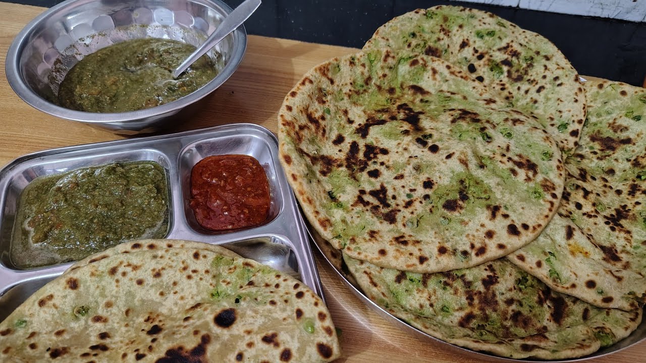Aaj Ham banaenge matar ka paratha aur uske sath khane ke liye Hari chutney #live #desiindianfood