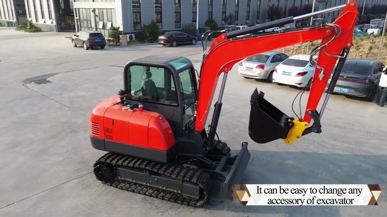 🚜HT60 6-Ton Mini Excavator Review | Powerful Multi-Function Digger!