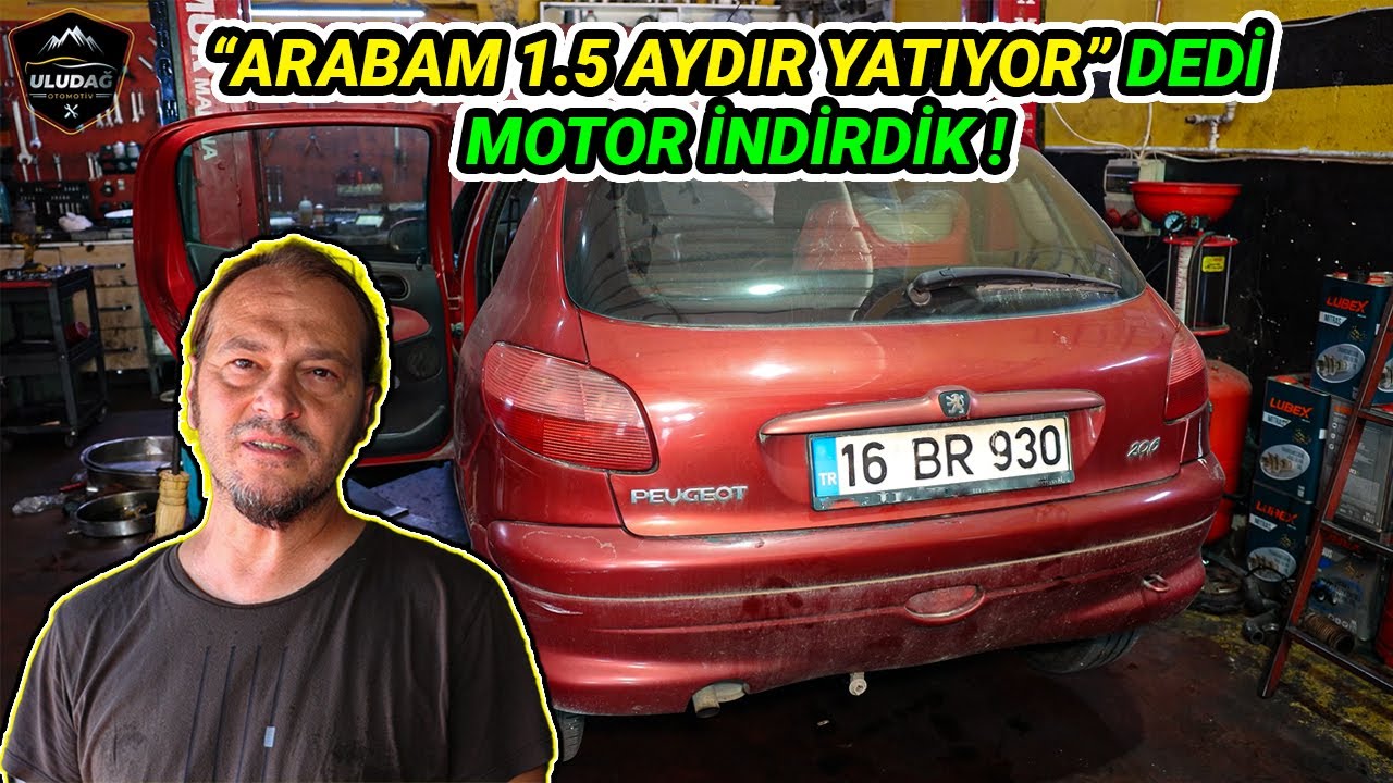 ARABANIN TEKLEME SORUNUNU KİMSE ÇÖZEMEMİŞ! (Peugeot 206 1.4 Motor Yenileme)
