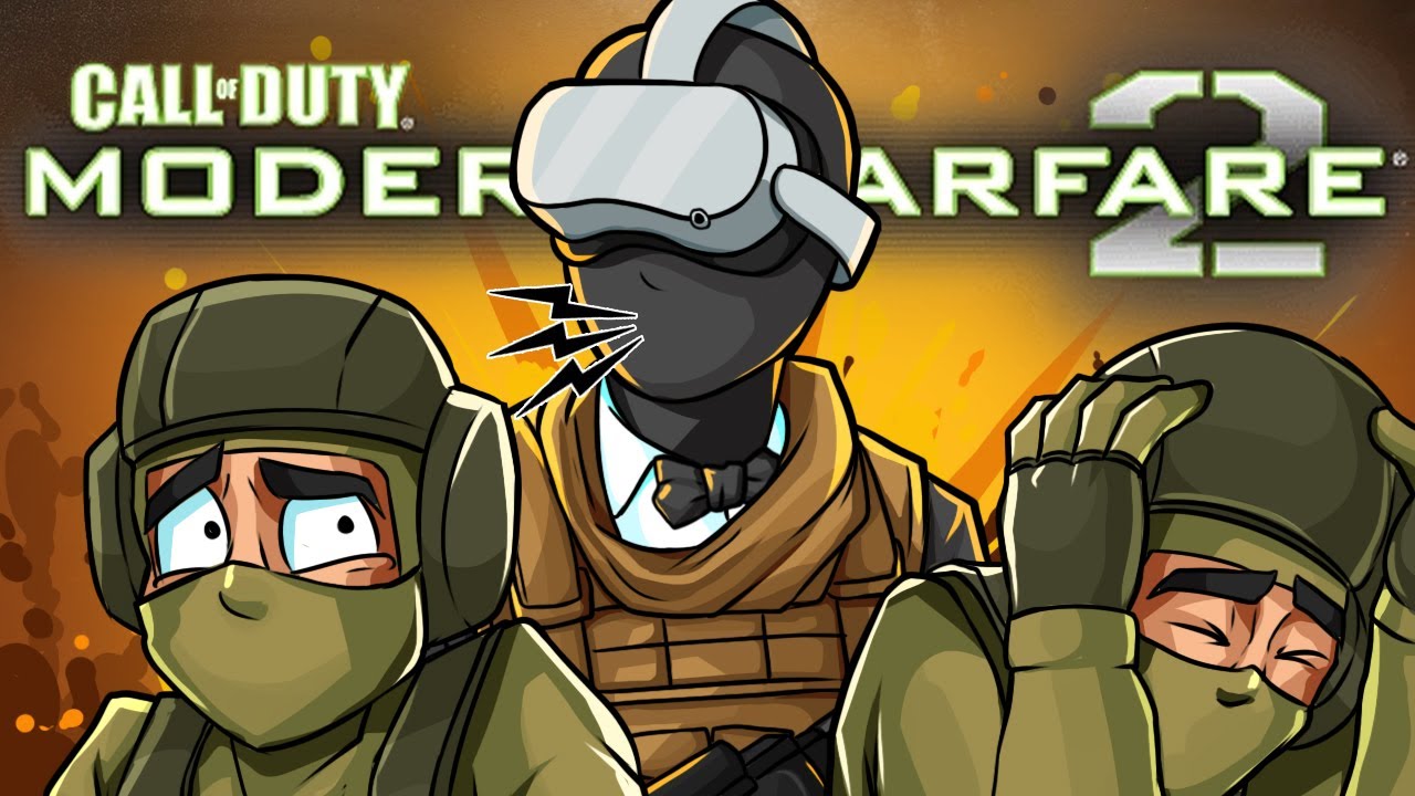 Троллинг комментатора BO2 в MW2 VR!