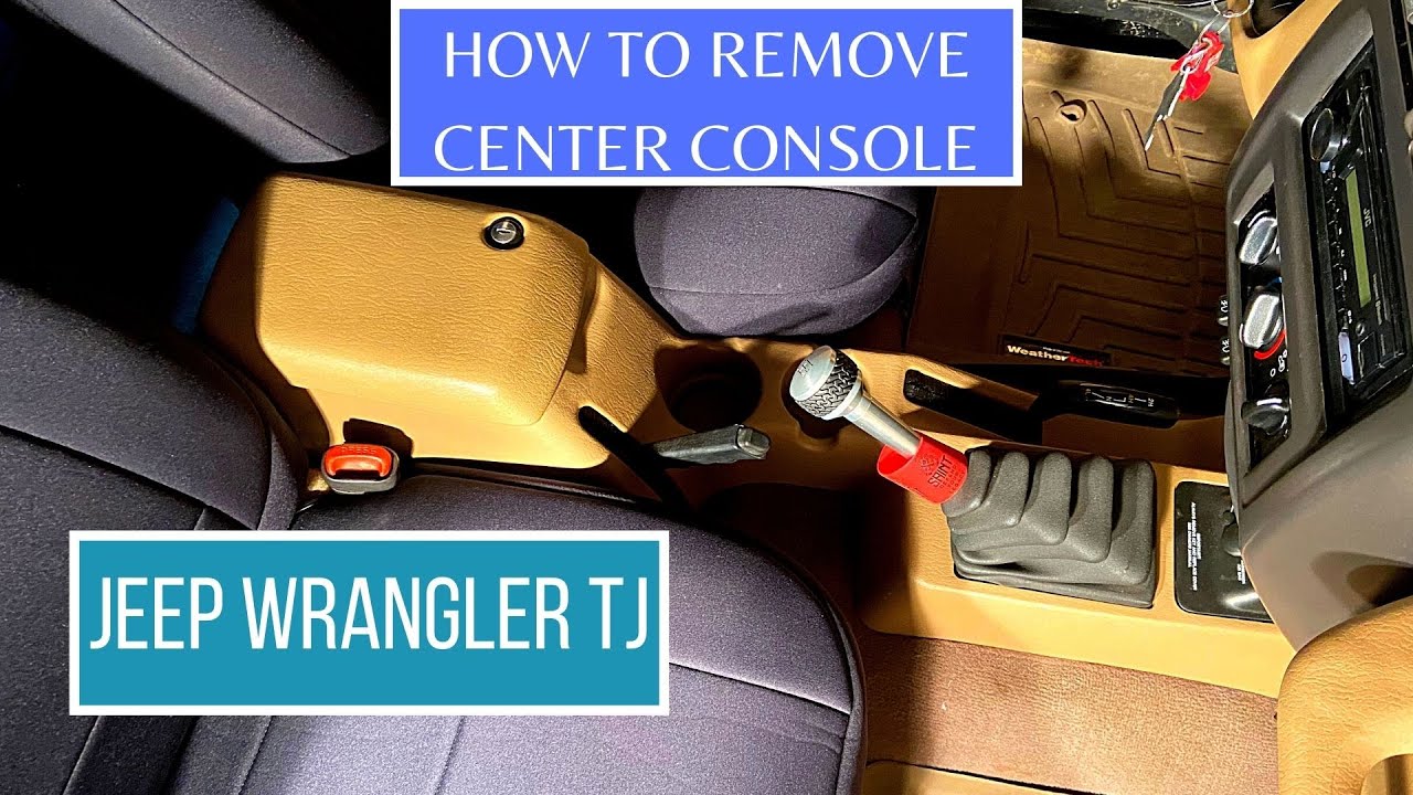 How to remove center console of a Jeep Wrangler TJ/1997-2006