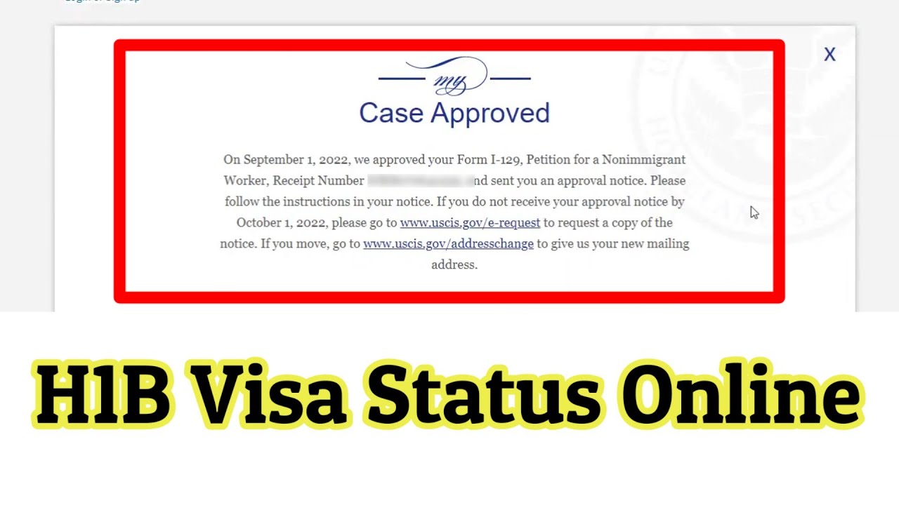 How to Check H1B Visa Status | Check H1B visa status online | H1B Visa Interview | USA VISA H1B Case
