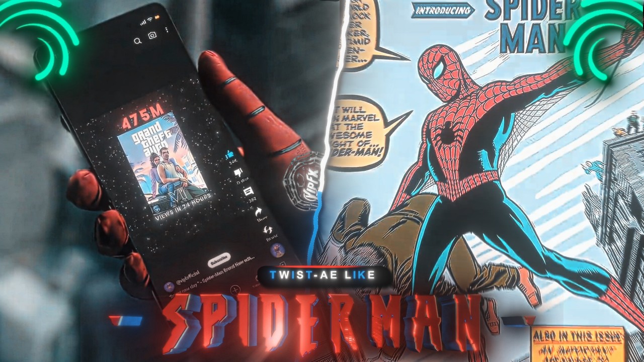 Trending ⁨@aextwist like &ldquo;SPIDERMAN: Brand New Day&rdquo; 🕷️🤯 Edit Preset In Alight Motion (+preset) 🤯