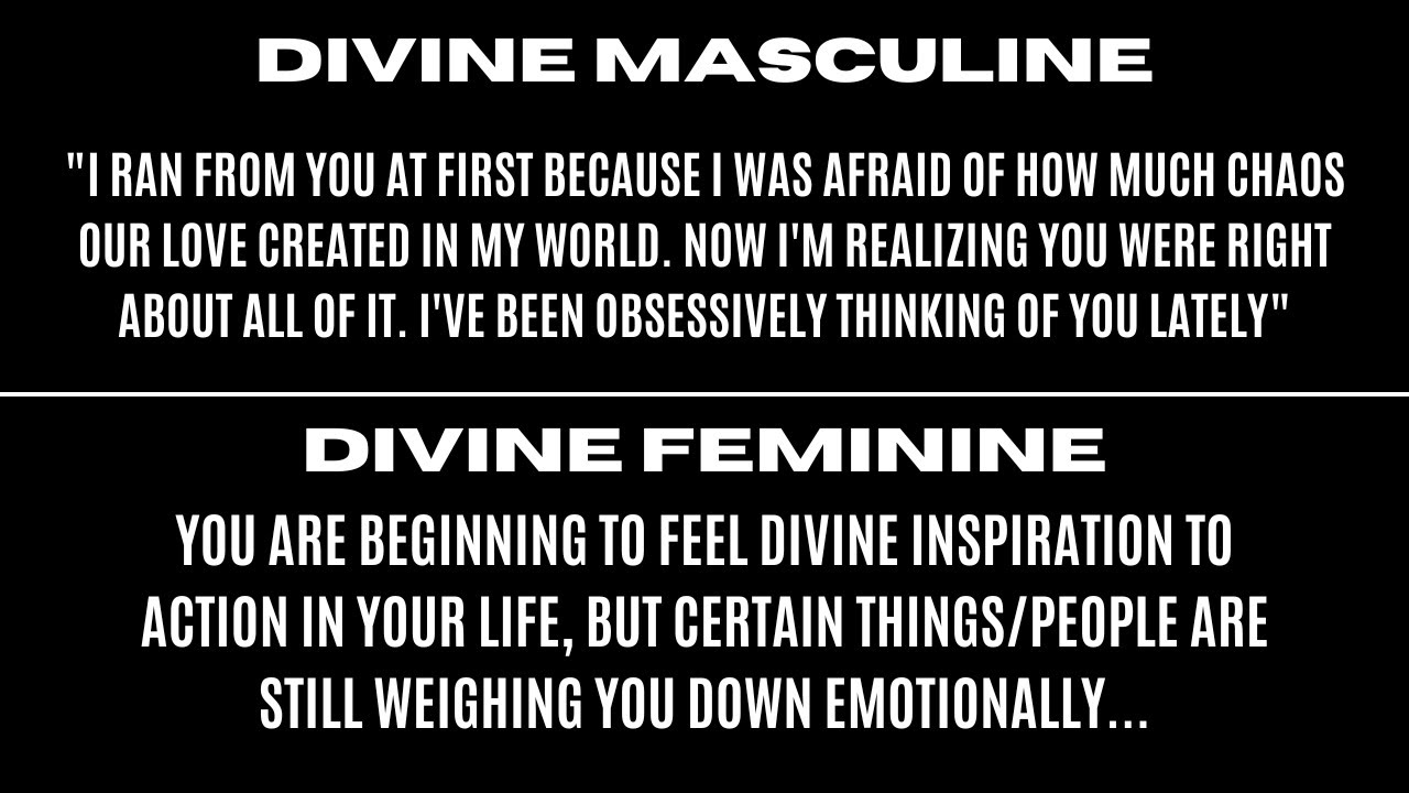 Divine Masculine is Feeling the 