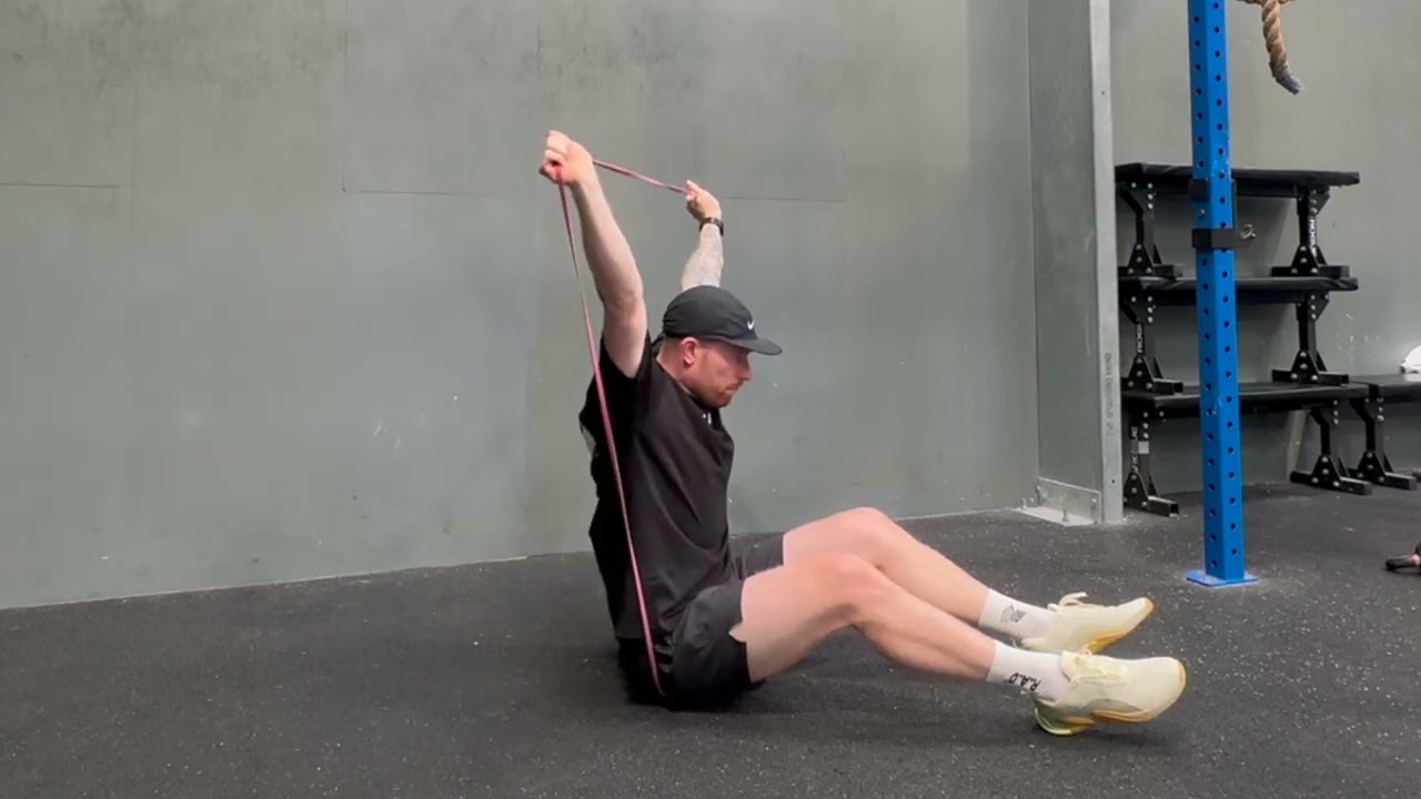 Banded Snatch Grip Press