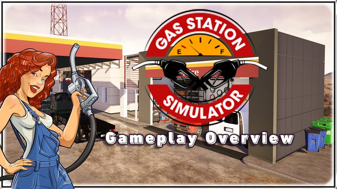 Gas Station Simulator Gameplay! First Look at Upcoming New Simulation Game