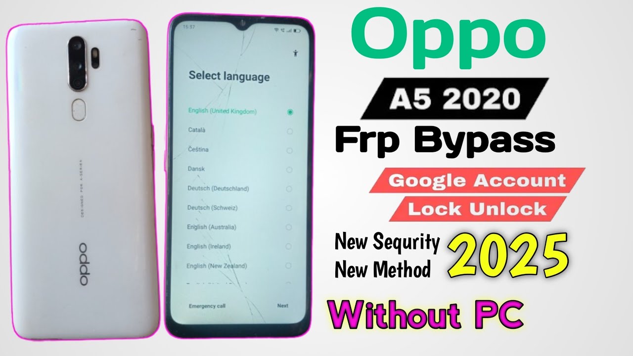 Oppo A5 2020 Frp Bypass | Without Pc | Without TalkBack | Google Account Lock Unlock 2025
