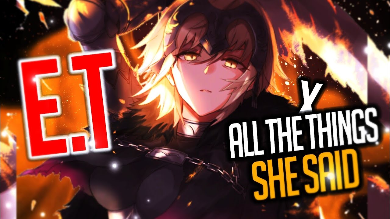 Nightcore - E.T X All the Things She Said (Rock Version) ( Lyrics )