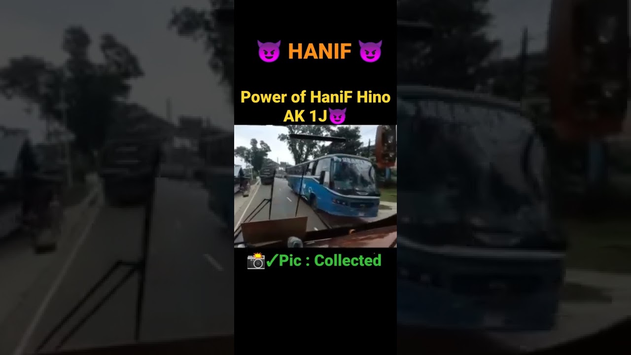 Power of HaniF Hino Ak 1J Bus🔥. HaniF Bus Lover 💖. #busloverbd #hinoak1j #hanifbuslover #busracebd