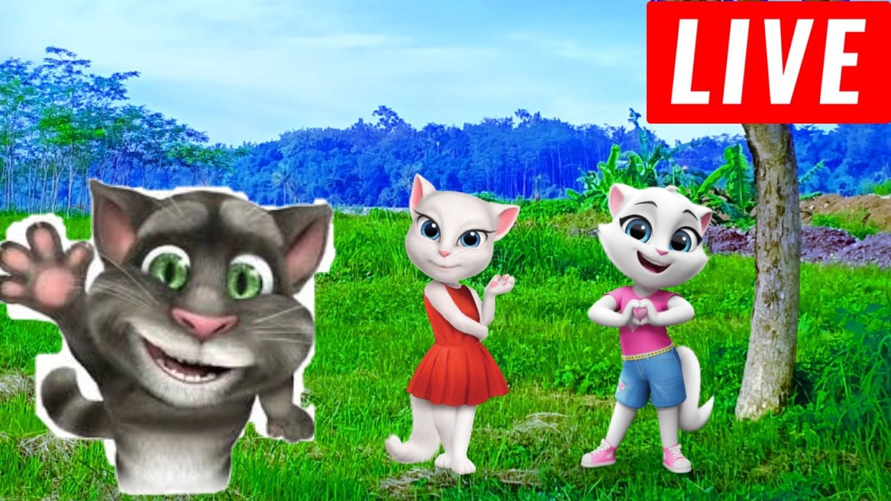 Talking tom 2 live op gameplay +full of fun part 5 #shortslive #talkingtom2 #live  #satisfying