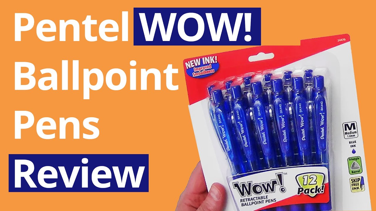 Pentel Wow! vs Bic Glide Ballpoint Pen Review | ShannonMedisky.com