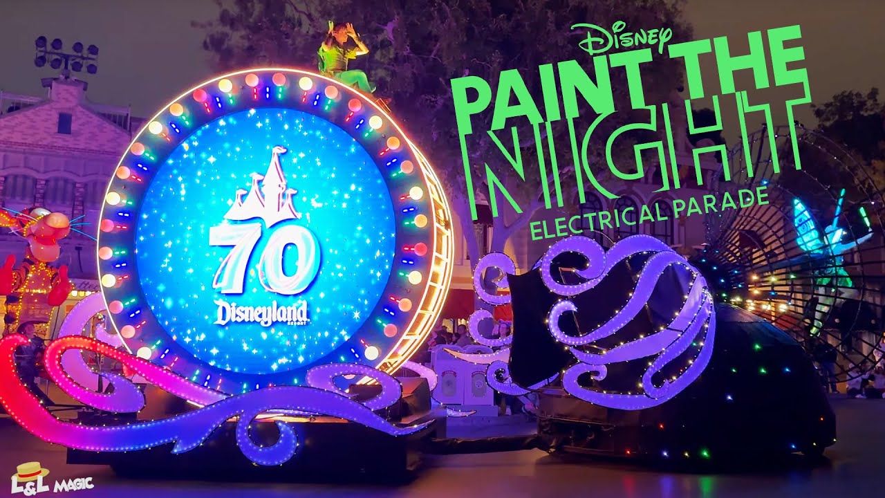 🎨✨ Paint the Night Parade at Disneyland | Full March Down Main Street USA! ✨🎶