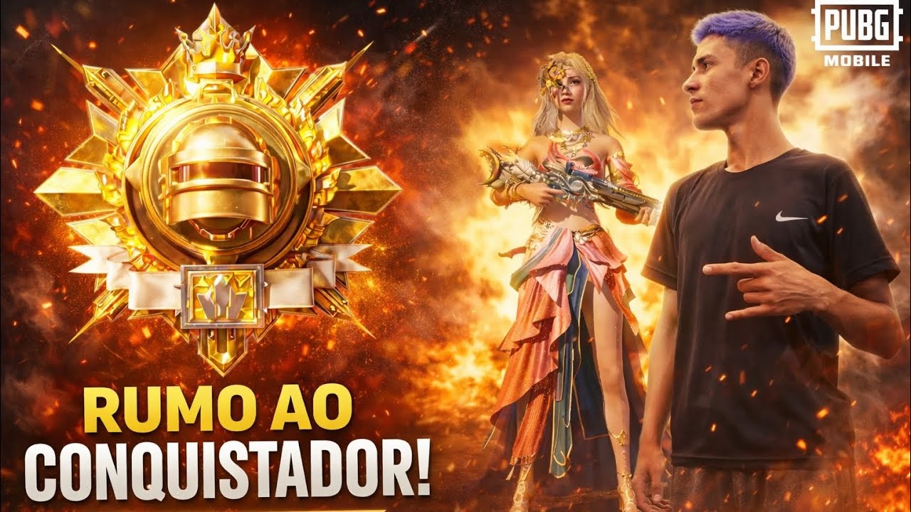 NOVO EVENTO TÁ INSANO RUMO AO CONQUISTADOR PUBG MOBILE 