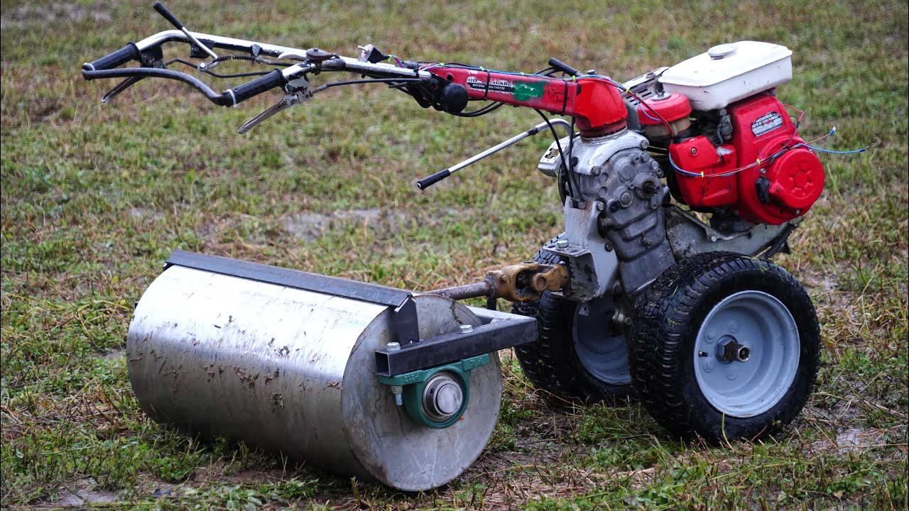 Homemade Lawn ROLLER For MOTOCULTIVATOR !?