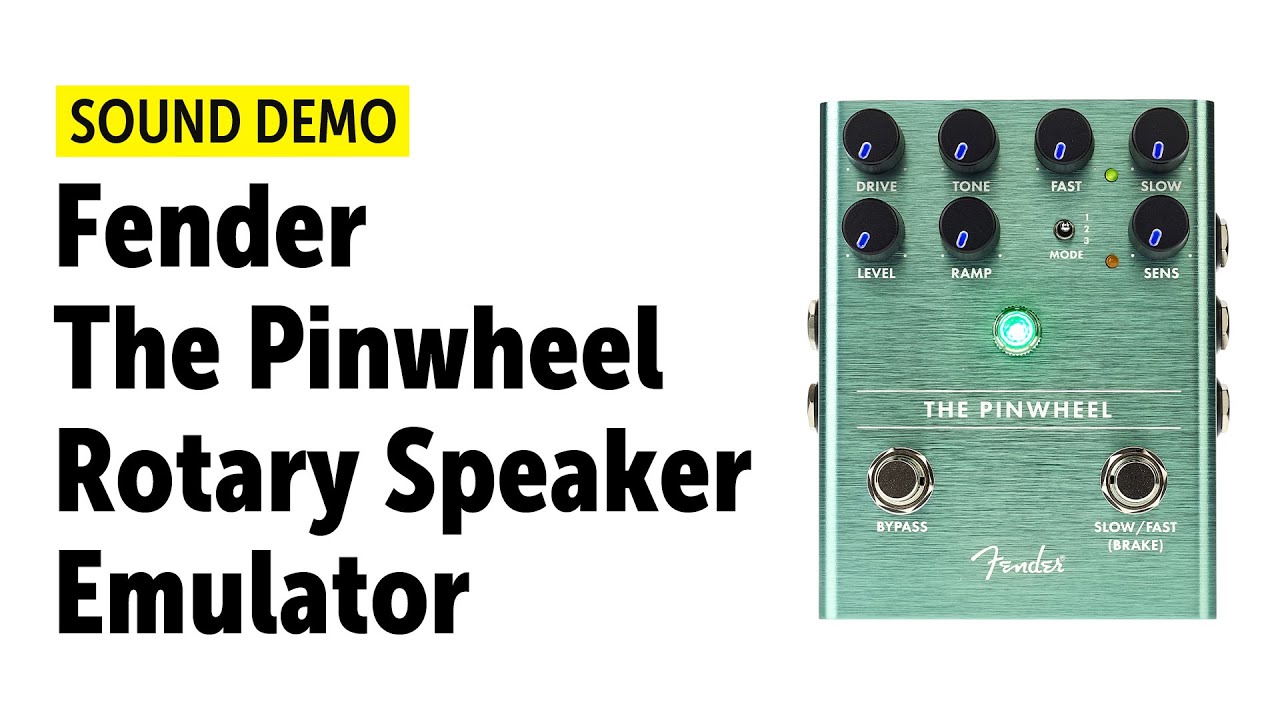 Fender The Pinwheel - Rotary Speaker Emulator - Sound Demo (no talking)