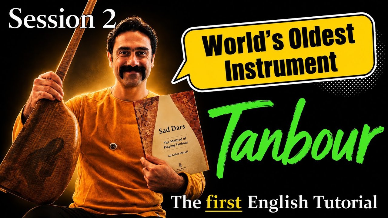 How to Play Tanbour: Lesson 2  Basics of Theory, Sad Dars 1to4, Claw Plectrum