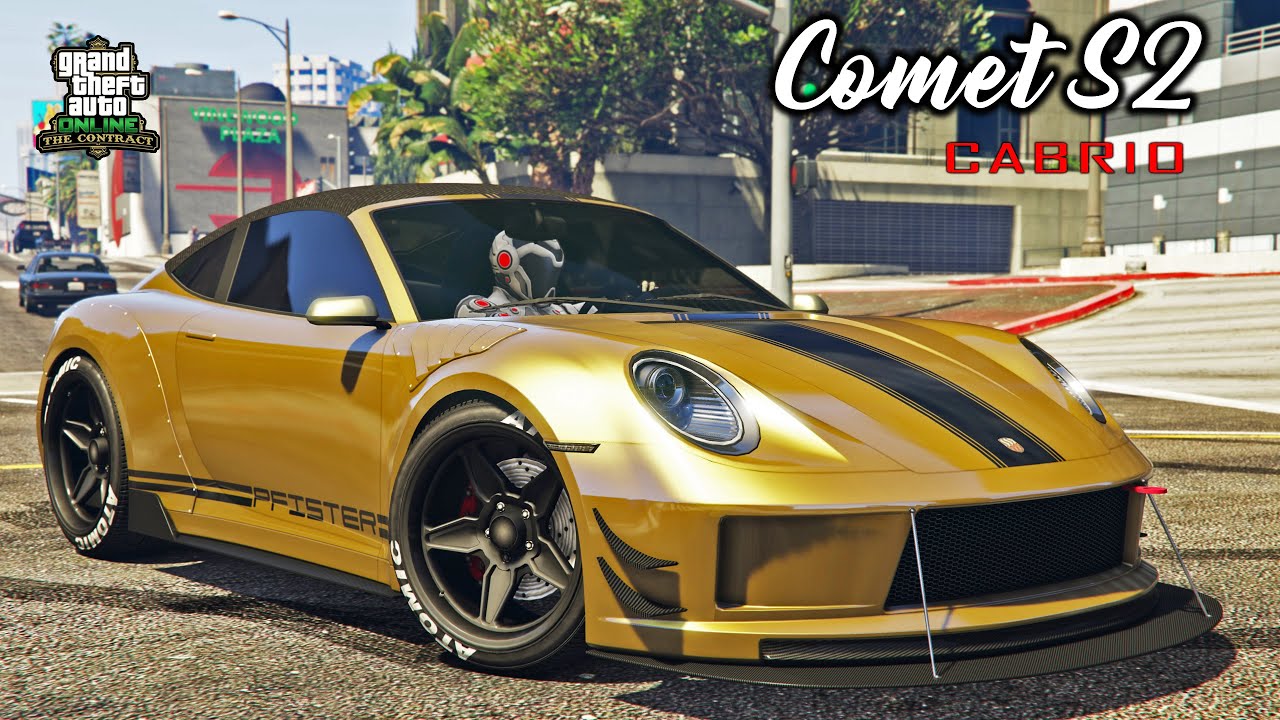Comet S2 Cabrio Rockstar Poster | GTA 5 Online | How to Build | NEW DLC CAR Porsche 911 Cabrio